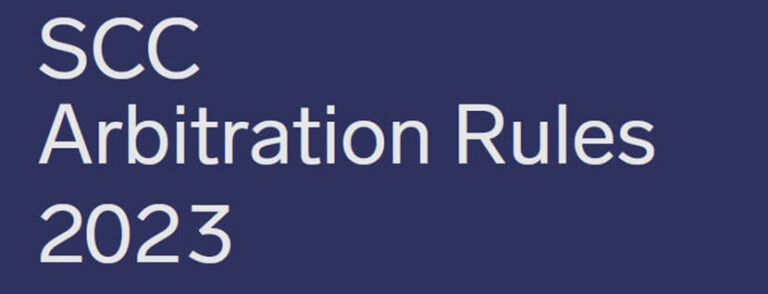 New 2023 SCC Arbitration Rules • Aceris Law