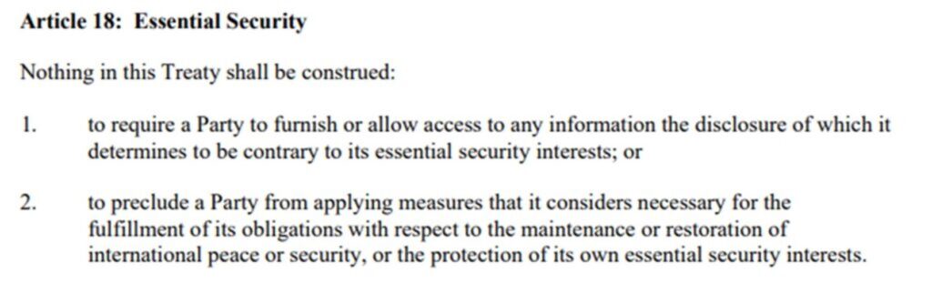 Essential Security Interest Clause